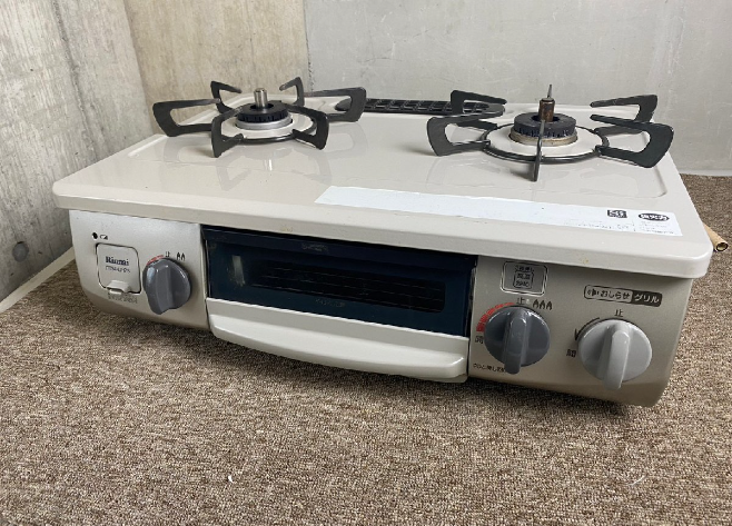 東京都品川区にて家電の買い替え中に出た不用品としてガスコンロなどを出張買取させていただきました。